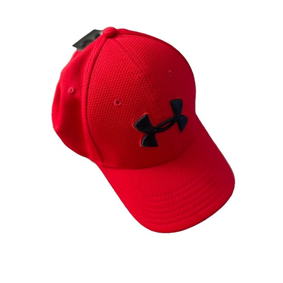 Under Armour 1254123 Blitzing II Stretch Fit Hat Cap Red ( L/XL ) - Picture 1 of 4